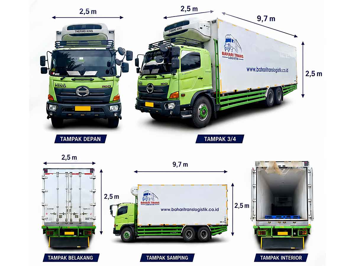 Tampilan berbagai sudut armada BUILD-UP HINO