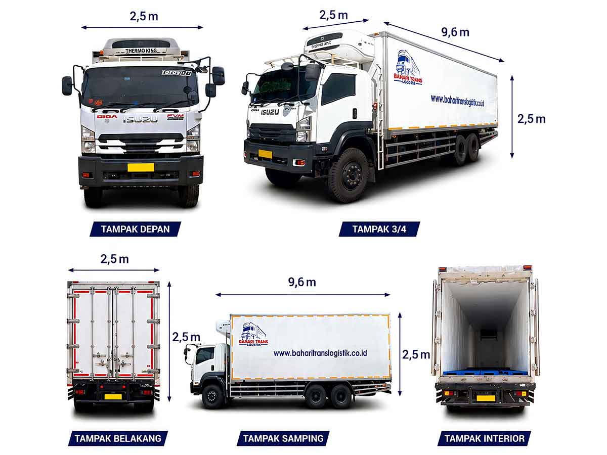 Tampilan berbagai sudut armada BUILD-UP ISUZU